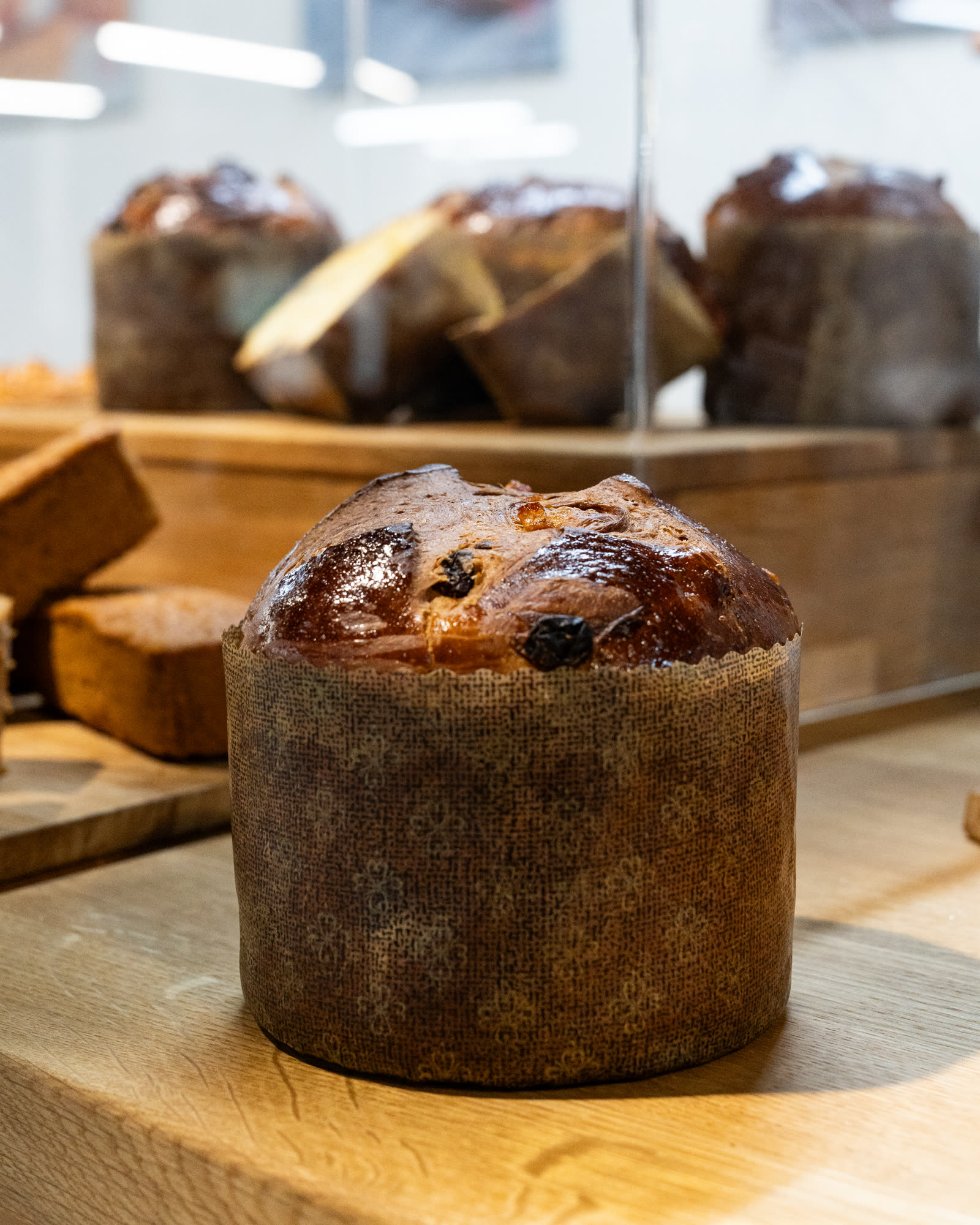 Panettone de la línea navideña