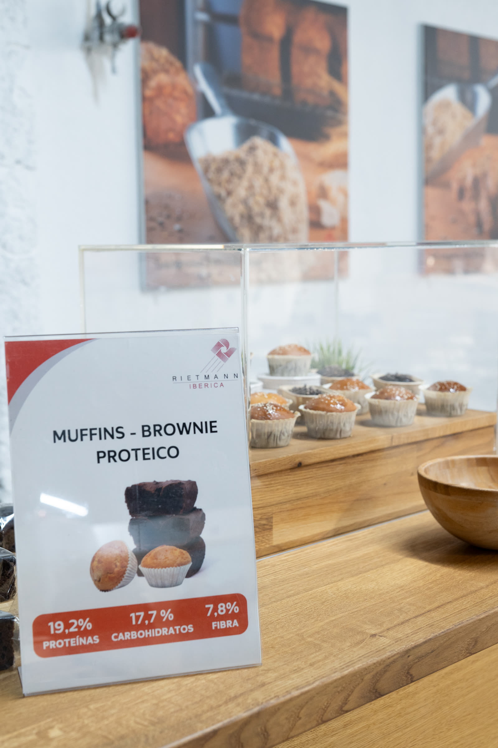 Ficha nutricional de los muffins y brownie proteicos