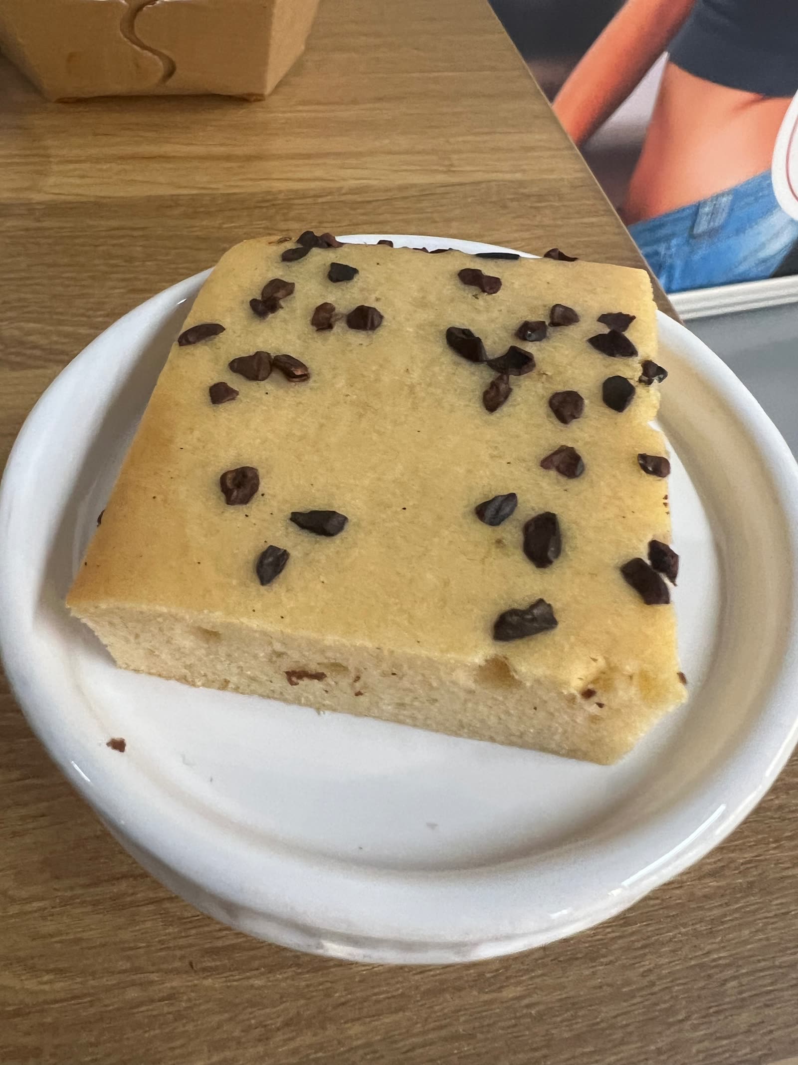Brownie proteico con cacao