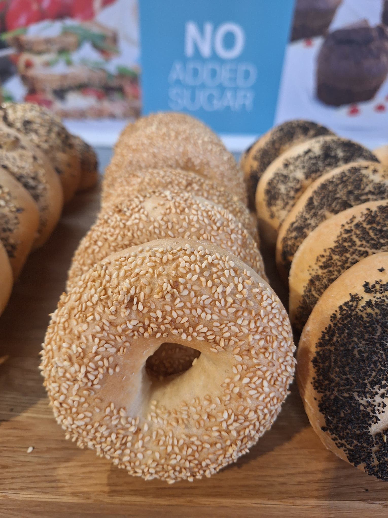 Bagel de sésamo