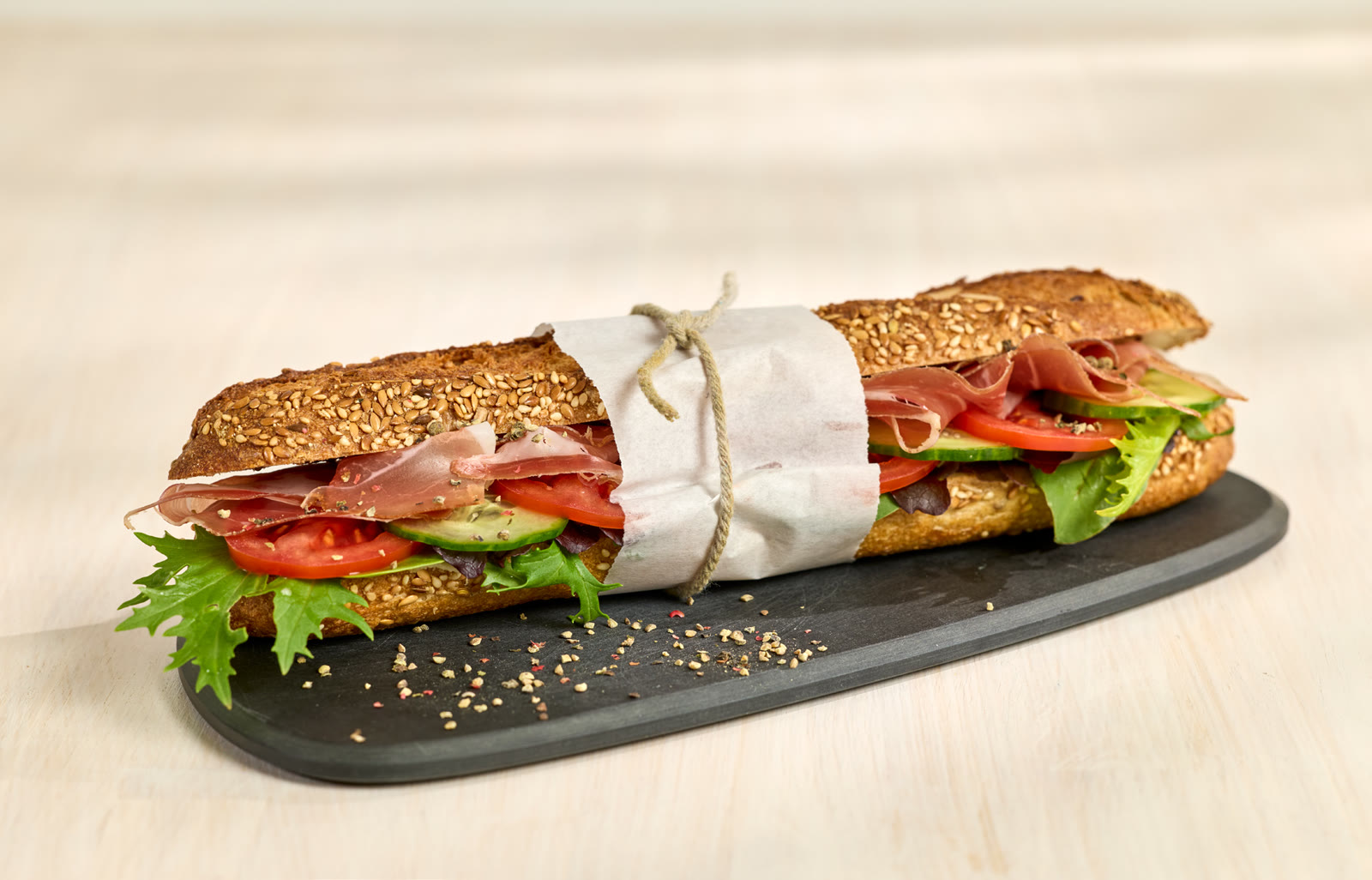 Multiprotein Rolls & Baguettes — aplicación en sándwich