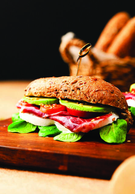 Aplicación en sándwich